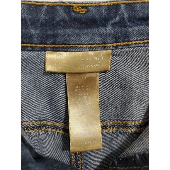 Miss Tina By Tina Knowles Jeans Womens Blue Med Wash Denim No Tag But Measured - Picture 4 of 6